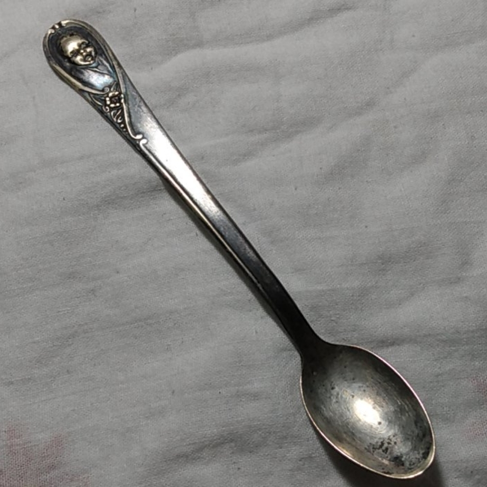 Winthrop Gerber Silver Plated Antique Baby Spoon